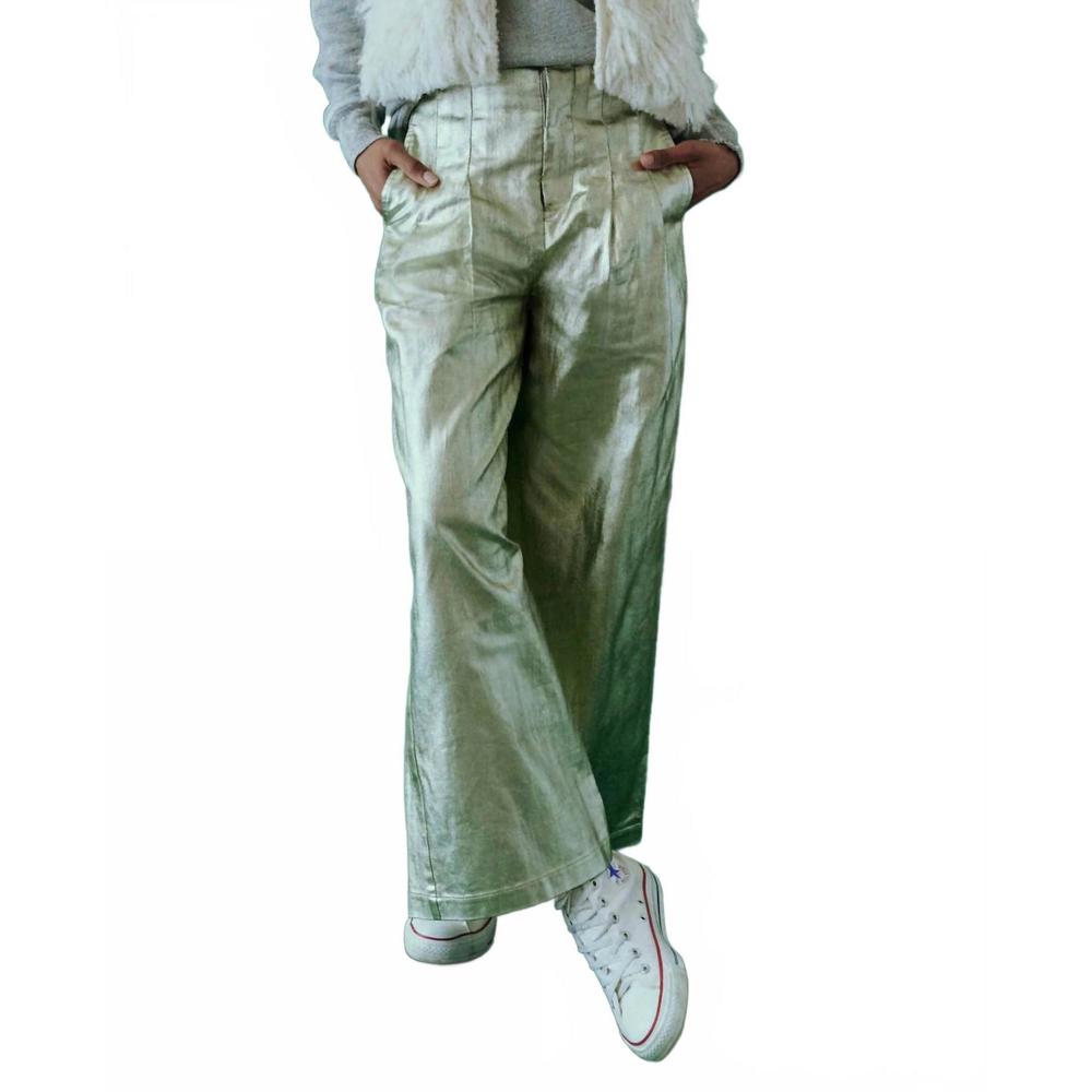 NEW THE GREAT. sculpted trouser in starlight